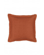 Arona-tyynynpäällinen koristereunuksella, 45x45cm, ginger bread
