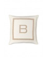 B-logo -tyynynpäällinen, 50x50cm, ivory/sand 