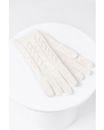 Bellecote cashmere gloves, ivory