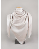 Capri scarf, 140x140cm, cream 