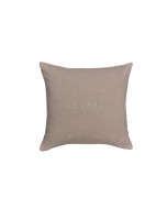 Cassia logo cushion cover, 40x40cm, mink
