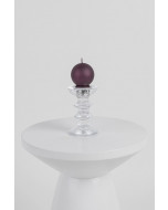Velvet festivo -kynttilä, 6cm, dark cherry
