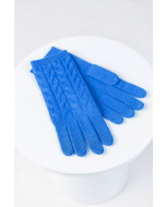 Bellecote cashmere gloves, azure blue